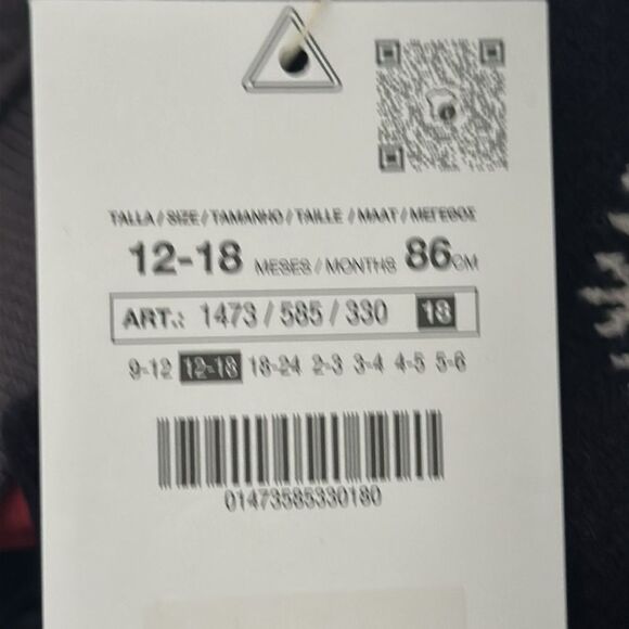 ZARA Kids | Black | SANTA CLAUS KNIT SWEATER - Picture 7 of 7